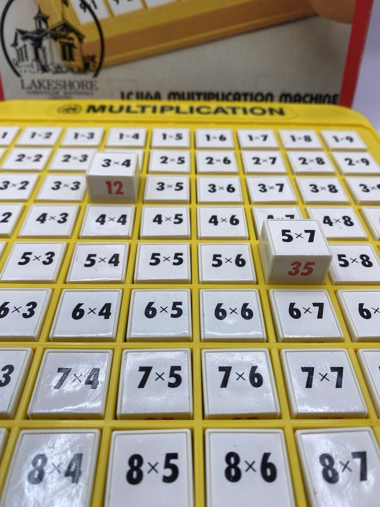 VintageLakeshore Multiplication Machine Math LC1168