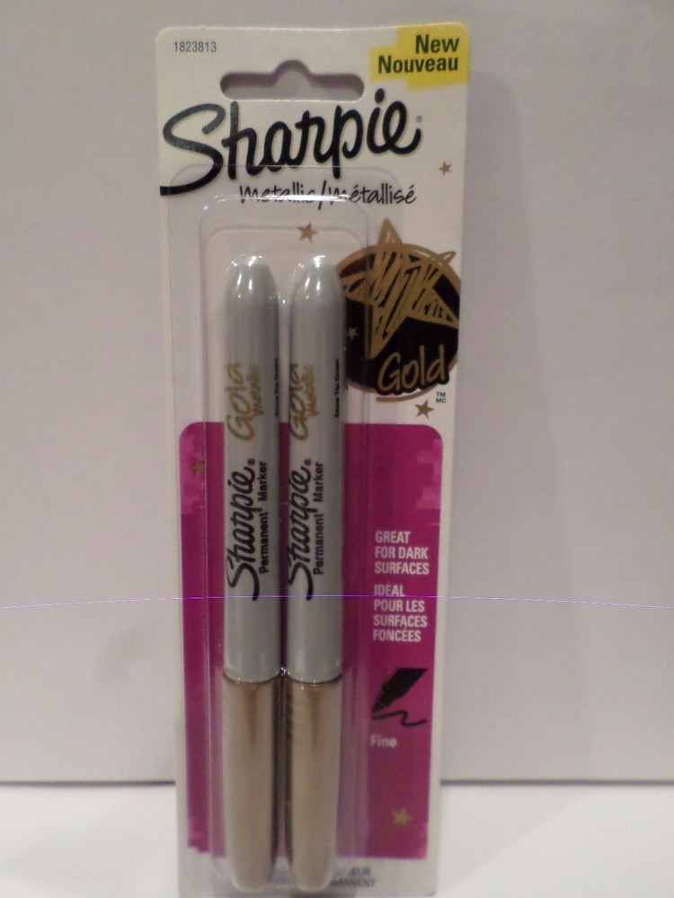 Sharpie Metallic Gold Fine Tip Markers 3~2 Packs