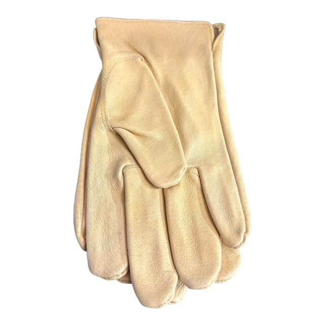 Wells Lamont Work & Home Durable Leather Work Gloves Size M Medium Elastic Wrist
