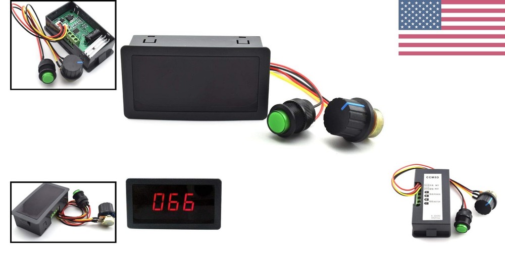 Stepless Speed Control 8A Motor Controller with LED Display - 6V-30V Range