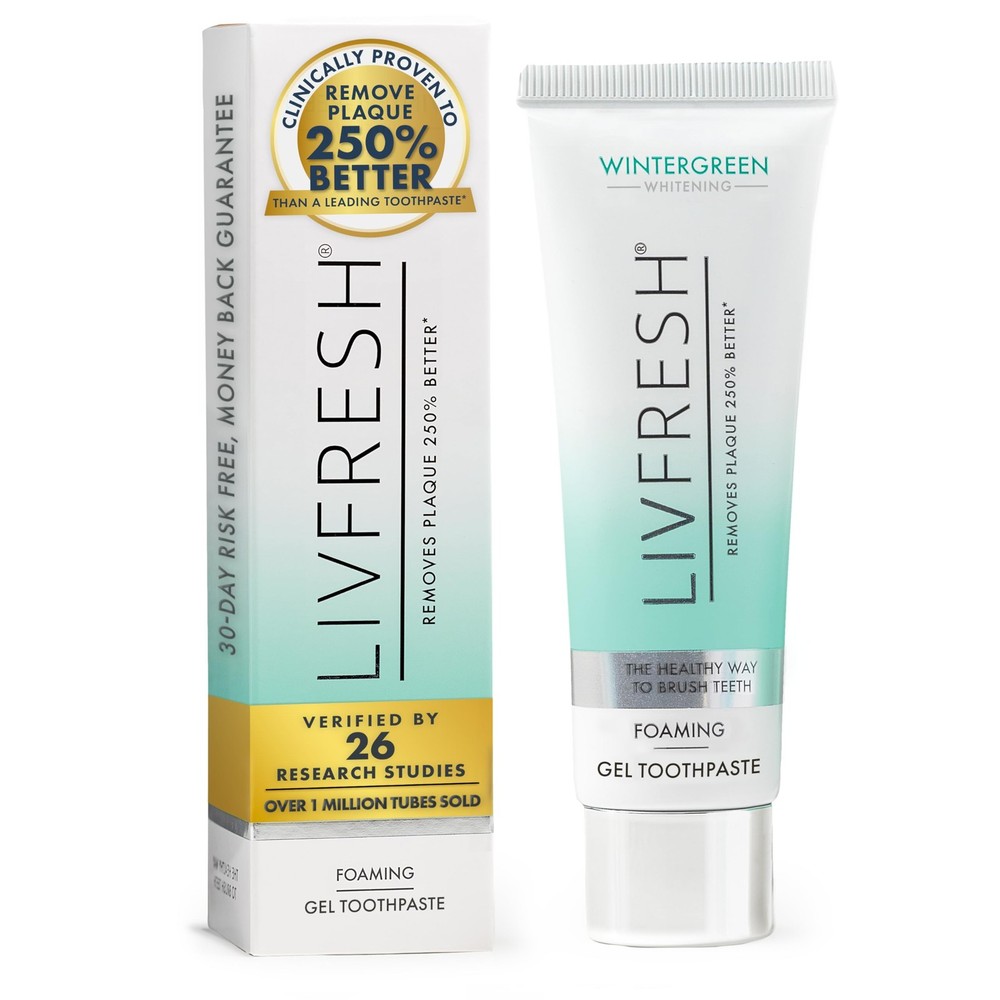 Toothpaste Gel, Clinically Proven to Remove Plaque 250% Better, Improves Gum ...