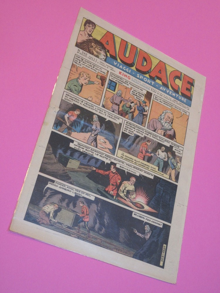 L'AUDACE No. 242 Saev 1938 Original EXCELLENT "on sheet"!!