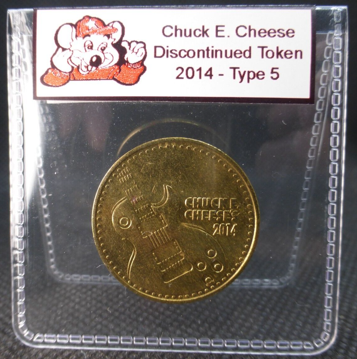 Chuck E. Cheese Token, Type 4 (1995-2013) Chucky Cheese's CECrelics Buy 4, Get 1