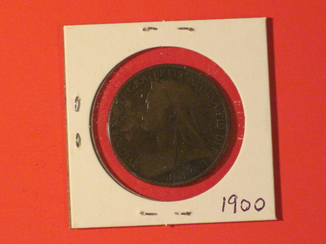 1900 Penny - Great Britain - KM# 790 VG