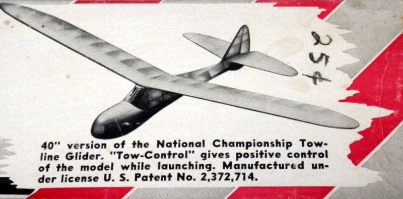 Berkeley SINBAD 40 PLAN & PARTS PATTERNS for 40" Towline Glider Model Airplane