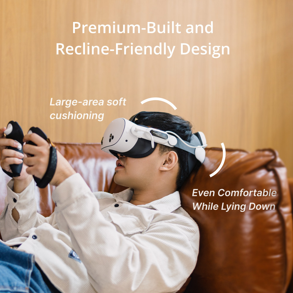 BOBOVR E3Pro Battery Strap Compatible with Meta Quest 3 and 3S Extended Playtime