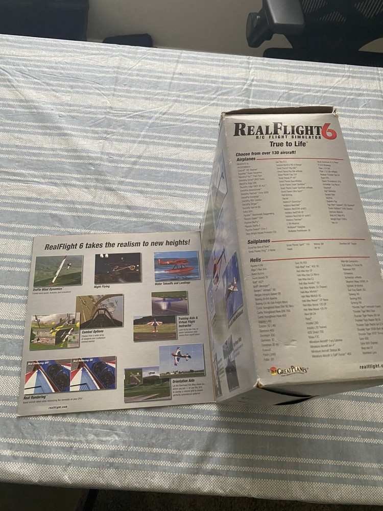 Real Flight 6 R/C Flight Simulator with Interlink Elite Controller pc