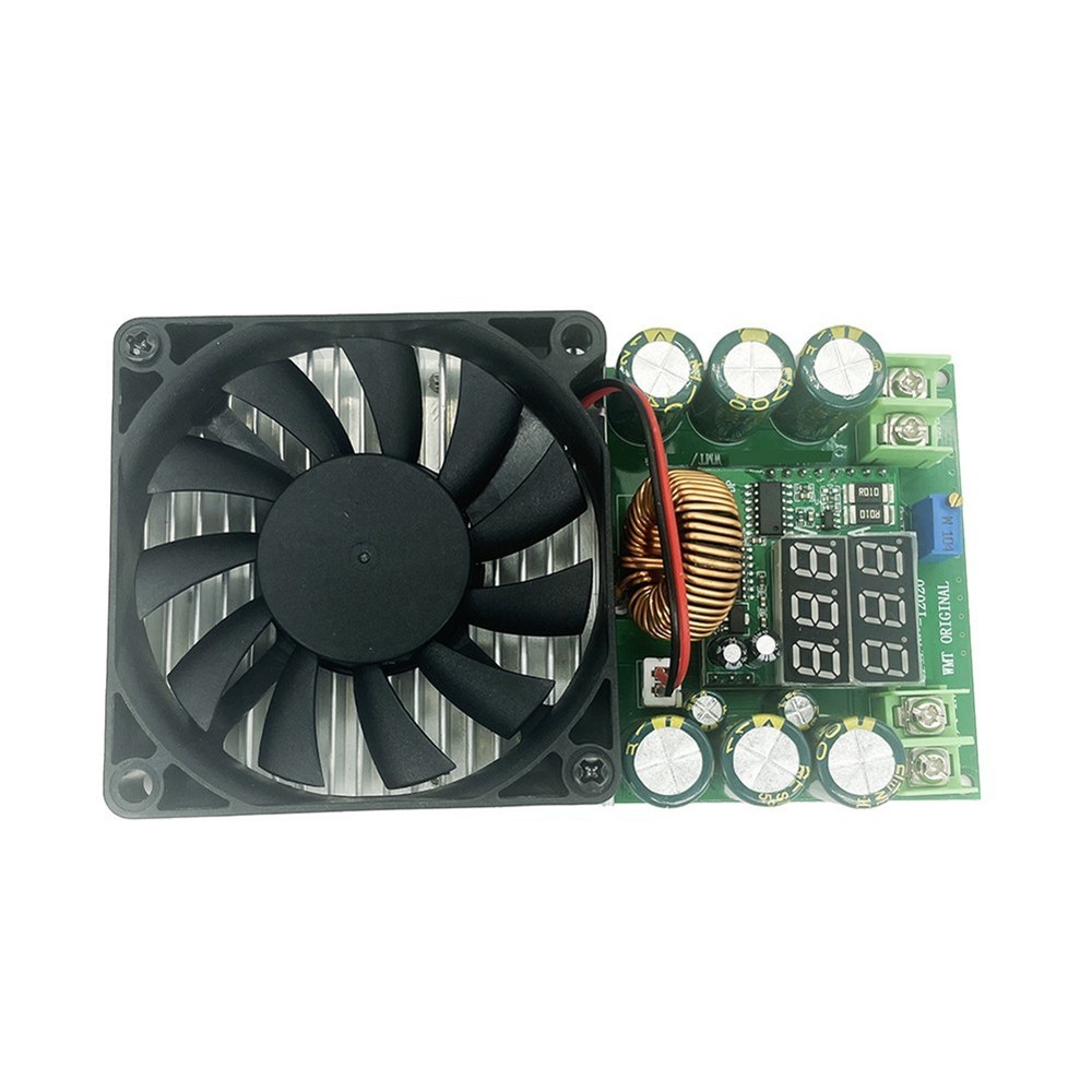 High Power Adjustable Step Down Module with Cooling Fan for Solar Battery Use