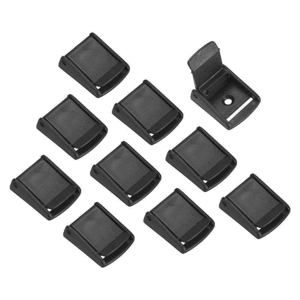 10 Pcs Webbing Cam Buckle 1"(25.5mm) Adjustable Toggle Buckle Clip Fasteners