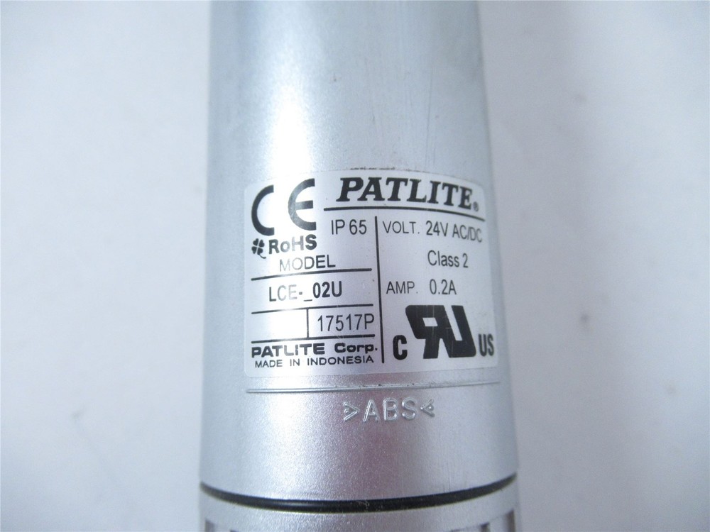 244882 New-No Box; Patlite LCE-02U Stack Light 24VAC/DC