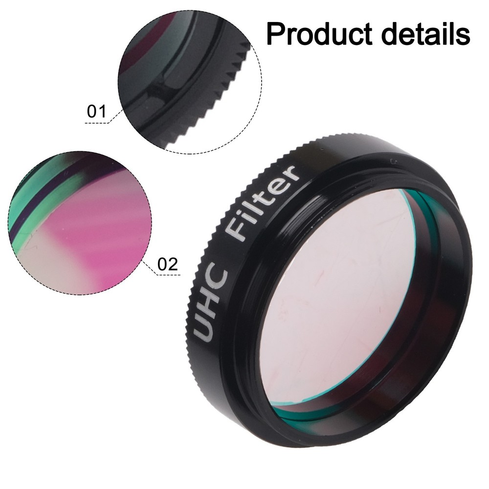 Threaded Eyepiece Compatible Telescopes UHC Filter for Improved Contrast
