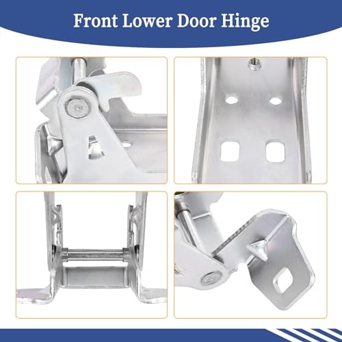 Front Lower Door Hinge Assembly 55275464AC Compatible with Dodge Ram 1500 2500