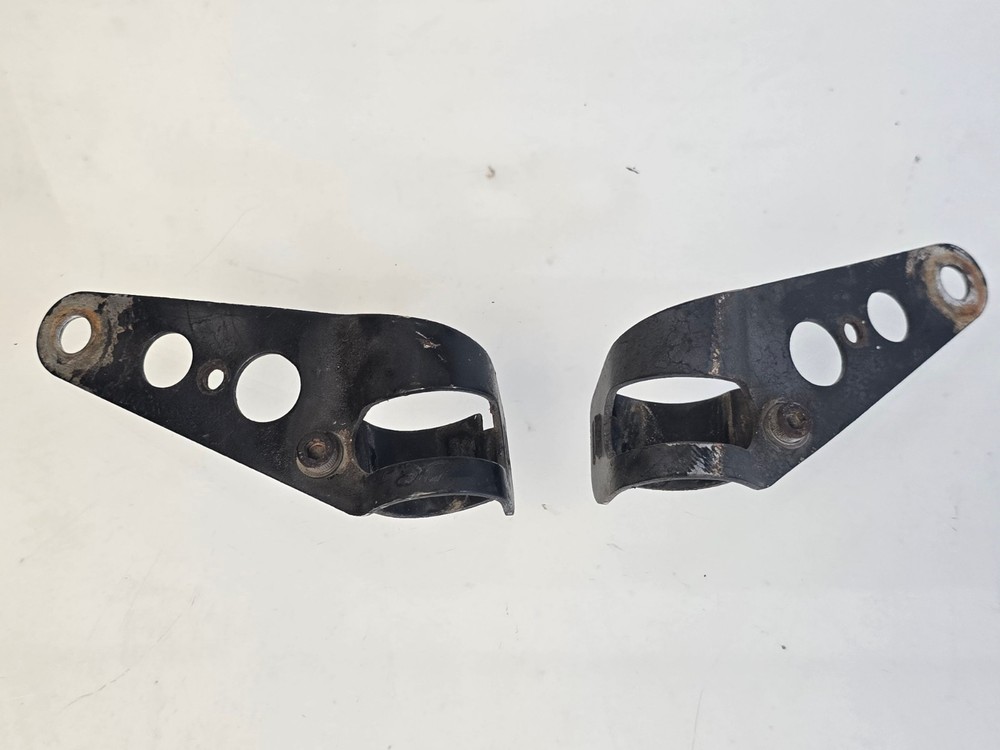 1976 Yamaha RD400C Fork Ears Headlight Mount Brackets Arms Stays RD 400 C