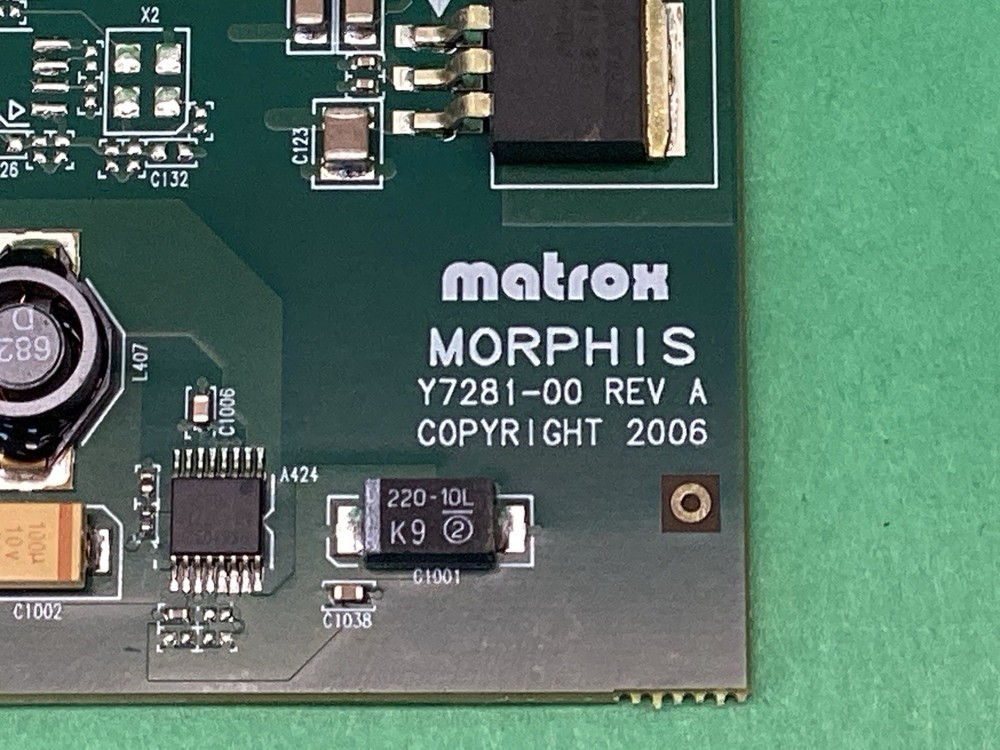 Matrox Morphis Y7281-00 Rev A MOR4VDE/84* Frame Grabber - UNTESTED