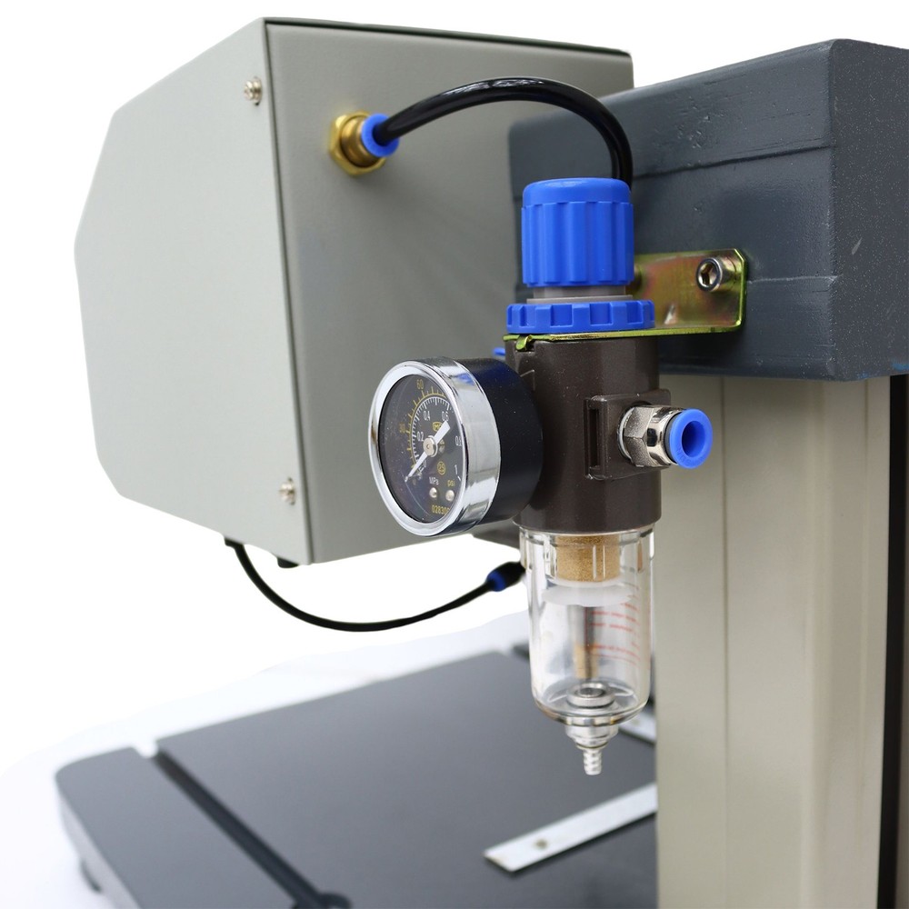 110V 6.7x4.3 Pneumatic Marking Machine,0–2 mm Depth Dot Peen Marking Machine