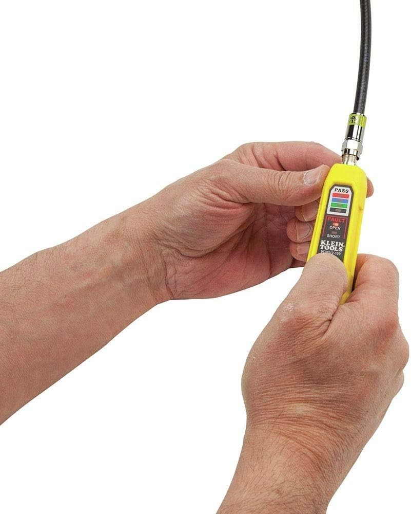 818 Coax Install and Kit with Crimp Tool, Includes Tester, Stripper and Univ...