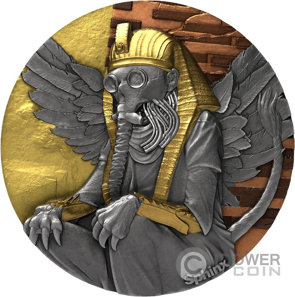 SPHINX Egyptian 2 Oz Silver Coin 2$ Niue 2025