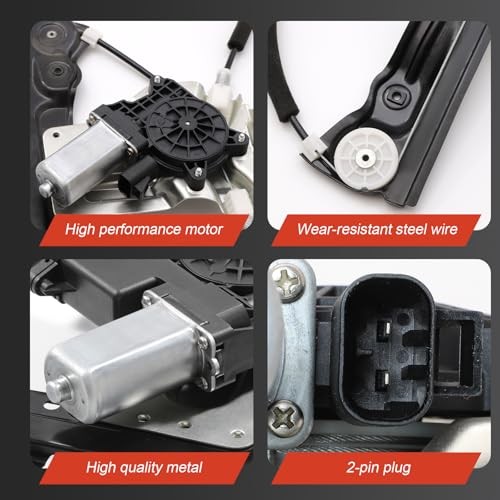 Front Passenger Side Power Window Regulator Compatible with Cruze 2011 748-975
