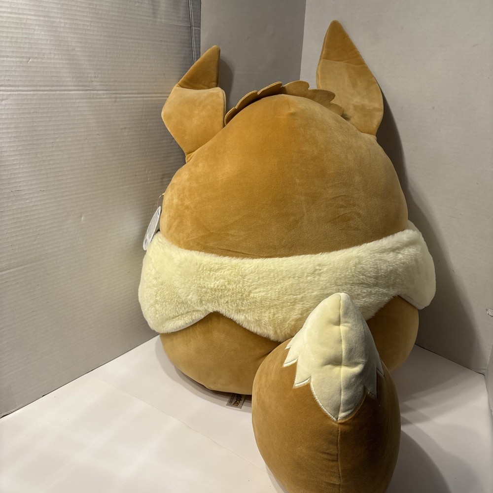 Pokemon Eevee Jumbo Plush - Squishmallows 20” NWT