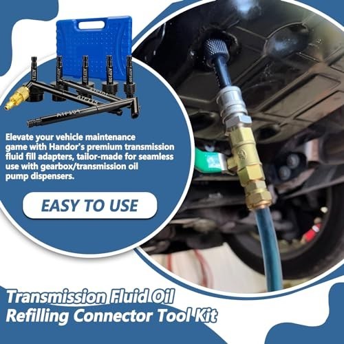 Transmission Fluid Fill Adapter Tool Kit - ATF Filler Connector for Easy Refilli