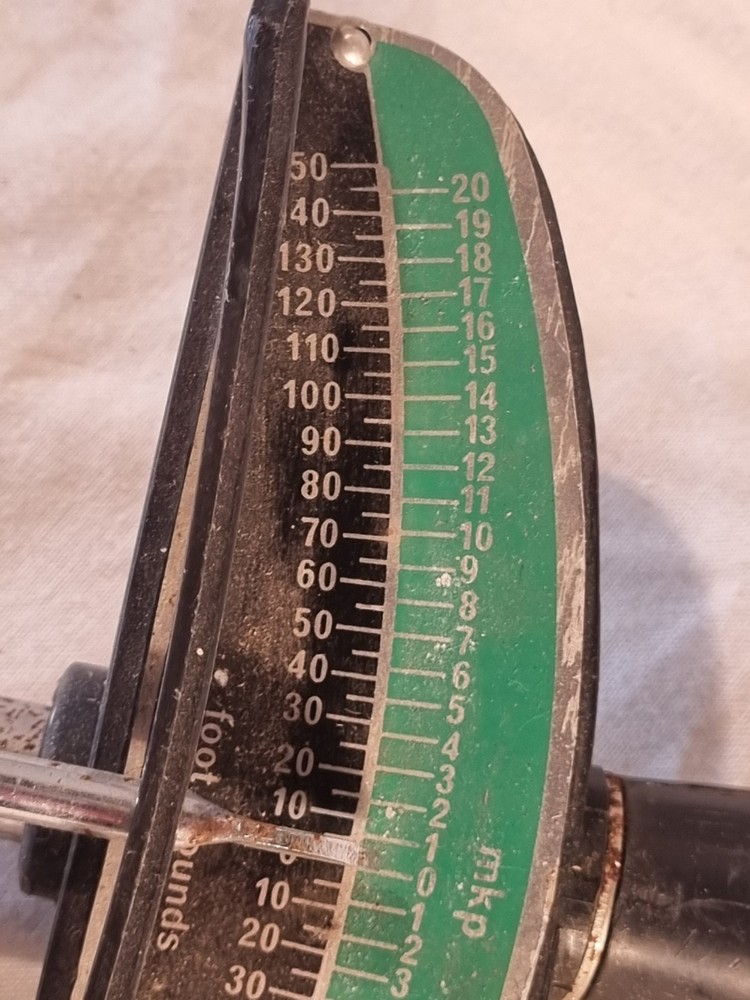 Vintage Torque Wrench Max 150 Pounds