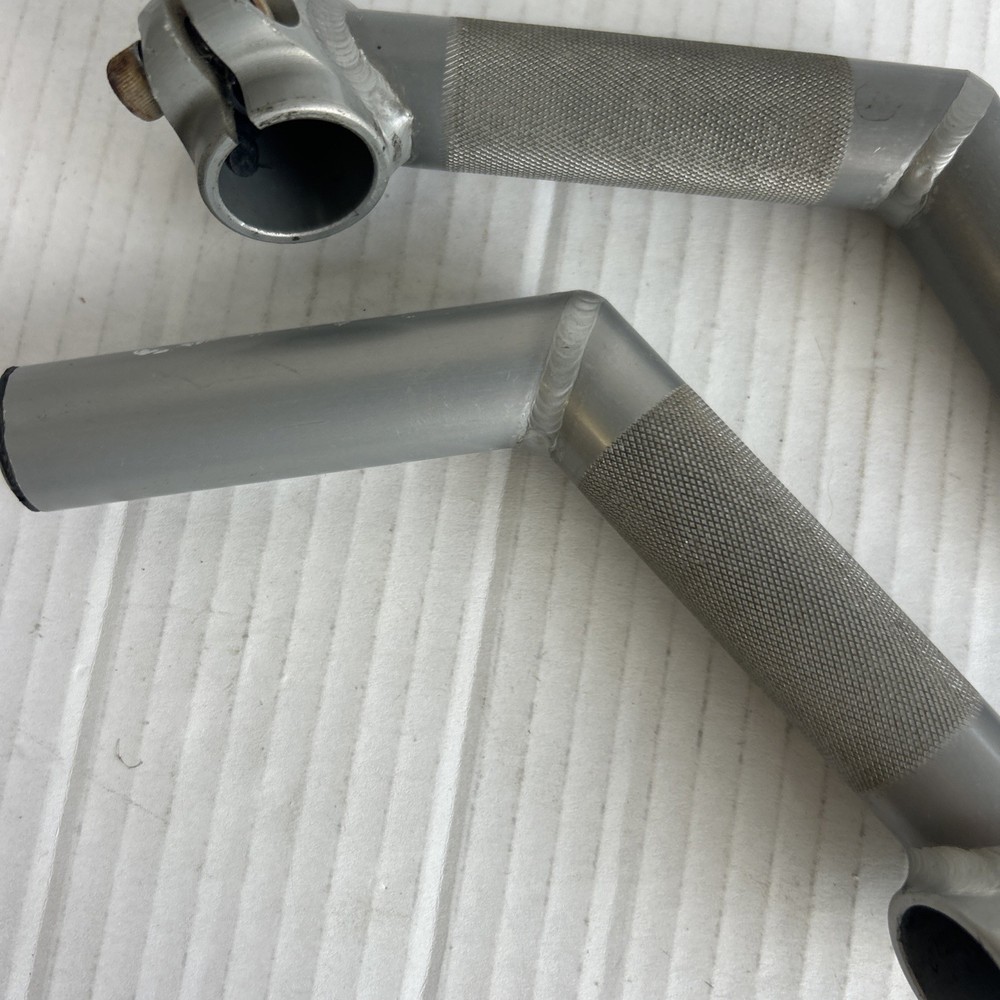 Control Tech Control Stix Silver Bar Ends Welded L-Bend