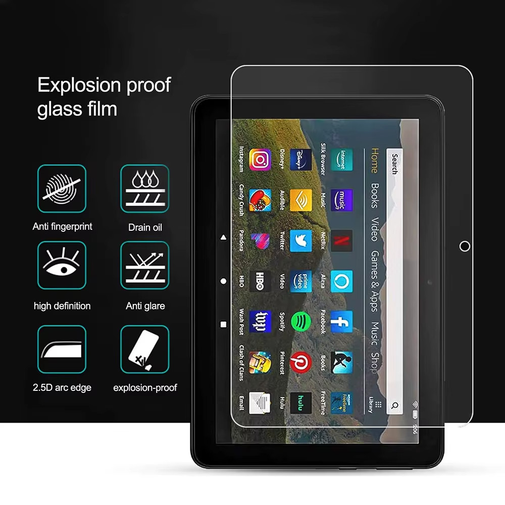 3Pack Tempered Glass Screen Protector For Amazon Fire HD 10 Tablet 2023/2021