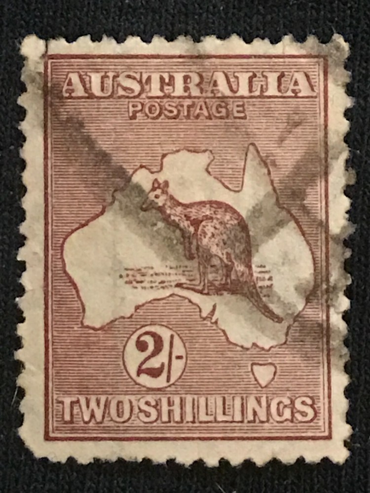 Australia SC #53 Used Pulled Corner Perf 1924