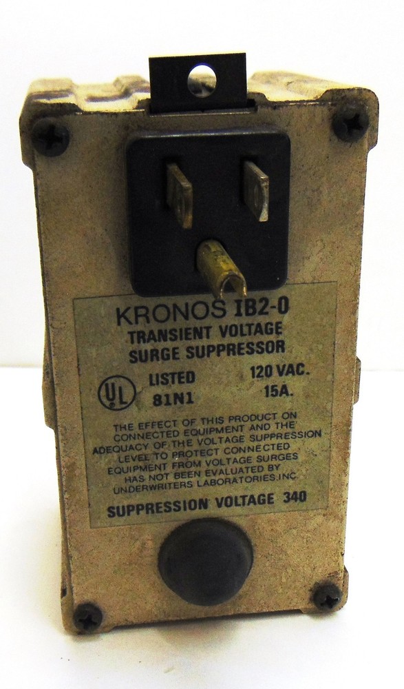KRONOS SURGE SUPPRESSOR AND NOISE FILTER MODEL IB2-0