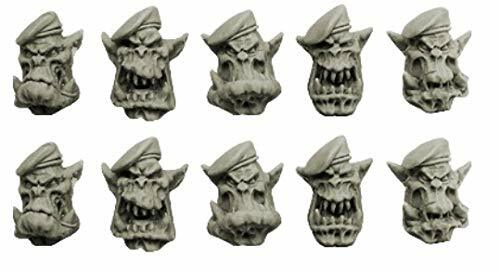 CB51 18 Spellcrow Orcs: ''Green Berets Orcs Heads