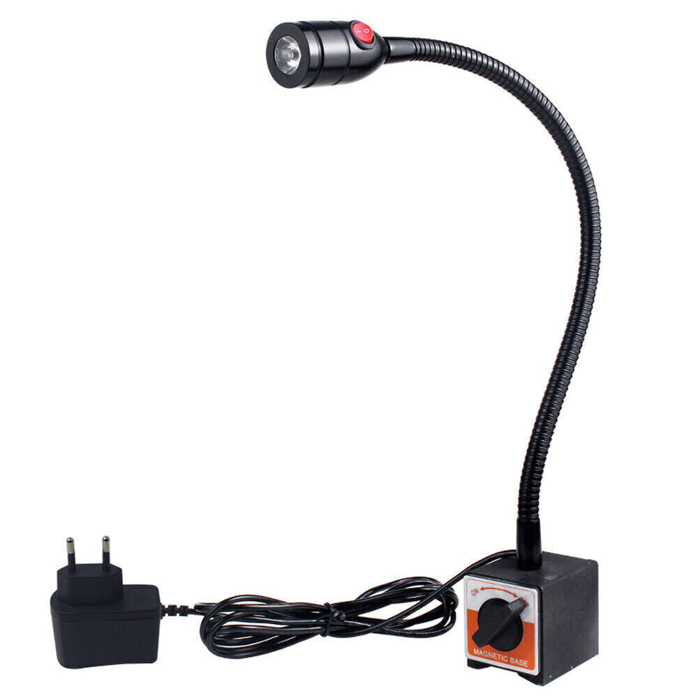 110V LED Magnetic Base Work Light Flexible Gooseneck Lathe for CNC Machine Lamp