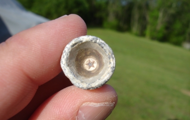 Rare Civil War Star Base Washington Arsenal Bullet Richmond, Virginia