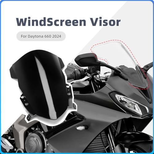 Motorcycle Windshields For Daytona 660 Windscreen Baffle Wind Deflectors