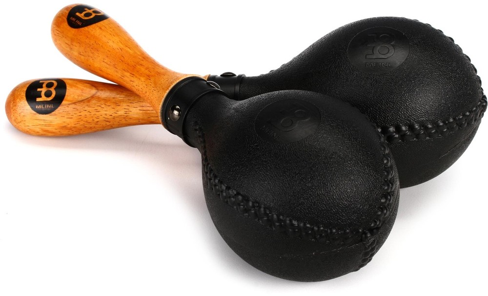 Meinl Percussion PM2BK Concert Maracas (3-pack) Bundle
