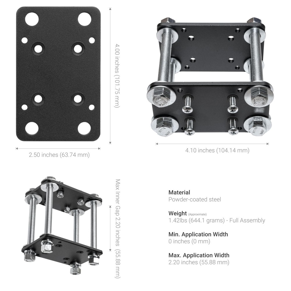 ARKON Mounts - Front Guard Mount with Tablet Holder | Forklift Accessories | ...