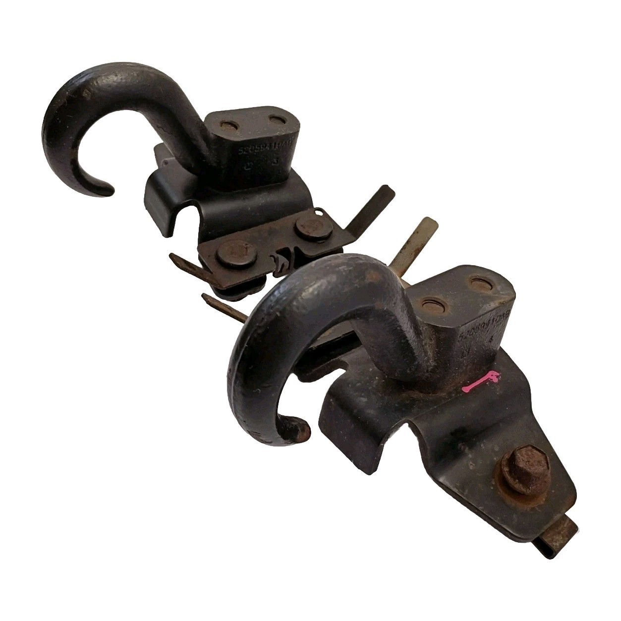 Jeep Liberty 02-07 KJ Tow Hooks with Mounting hardware OEM