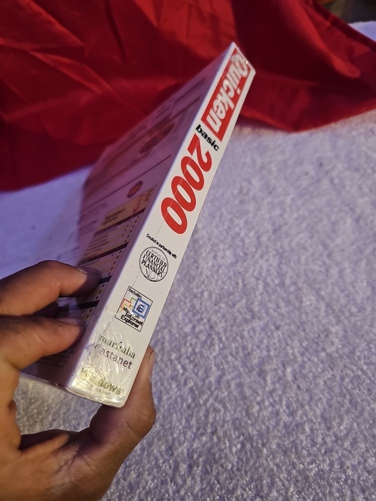 Intuit Quicken 2000 for Windows – Complete Boxed Financial Software NEW Sealed"