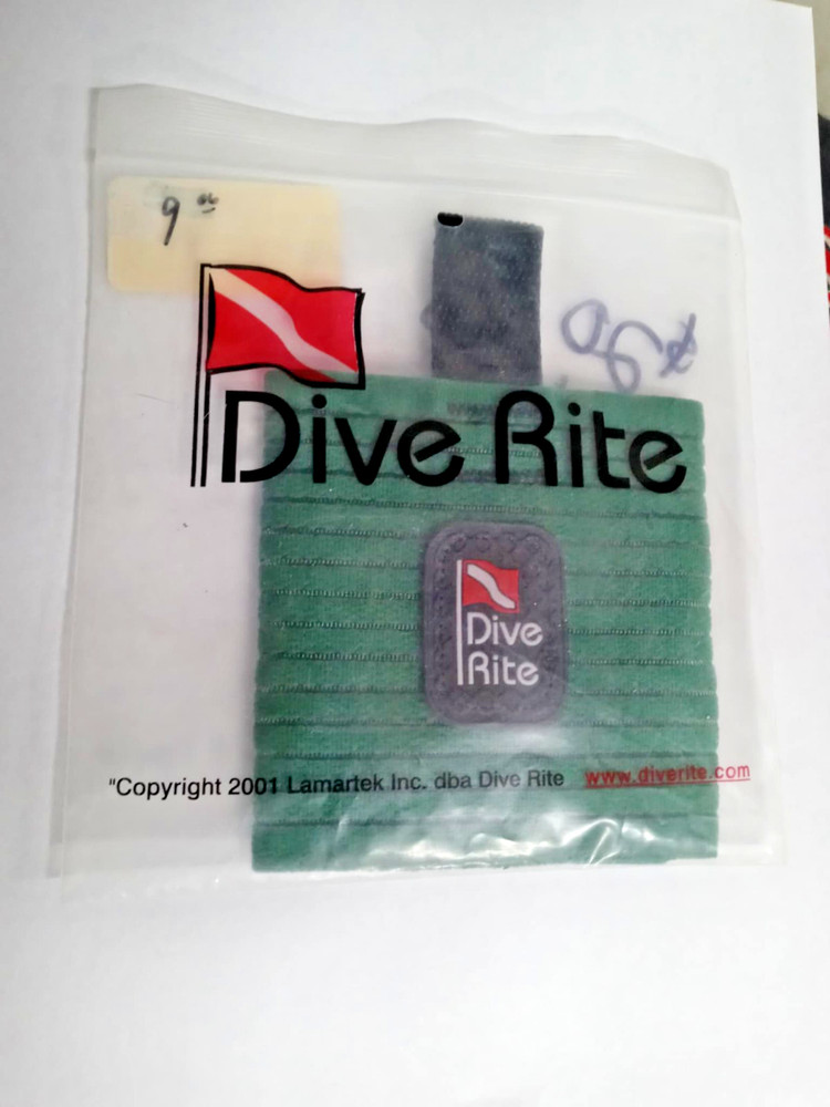 Dive Rite HOSE RETAINER GREEN-DELUXE 4" wide 5'' diameter