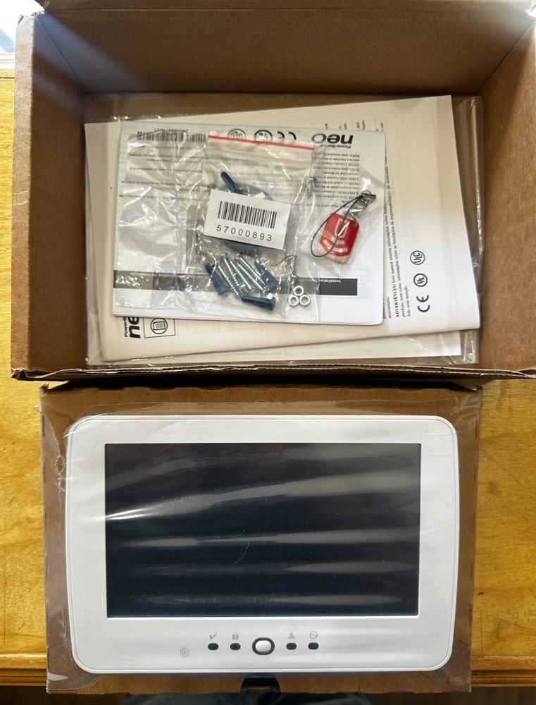 DSC HS2TCHP PowerSeries Neo 7" Hardwired Touchscreen Alarm Keypad