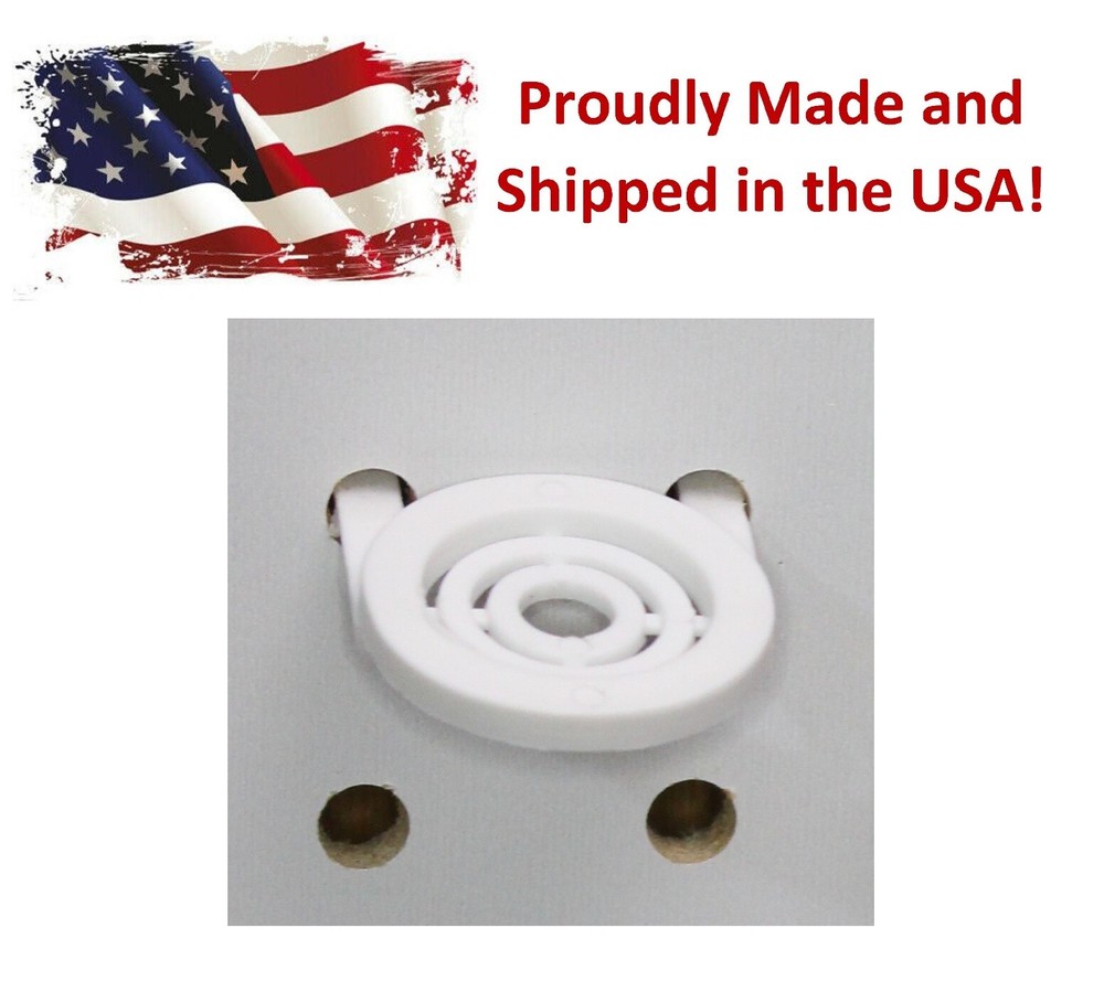 White Plastic Peg board Multi-Purpose Tool Holder 50 Pack PEGBOARD NOT INCLUDED