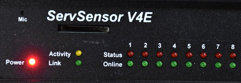 Black Box AlertWerks Gateway ServSensor V4E Dual Temp / Humidity Sensor Display