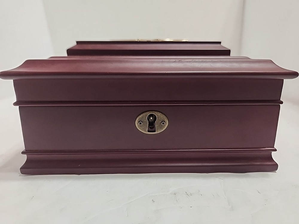 U.S. Coast Guard Medallion Desktop Box With Key