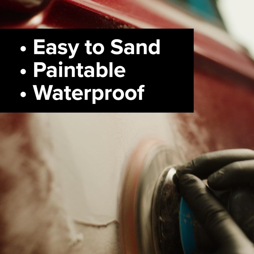Waterproof Body Filler for Cracks & Rust-Outs