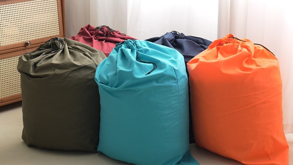Extra Large Drawstring Laundry Bags - 30"x40" - 12 Pack, Machine Washable, Ideal