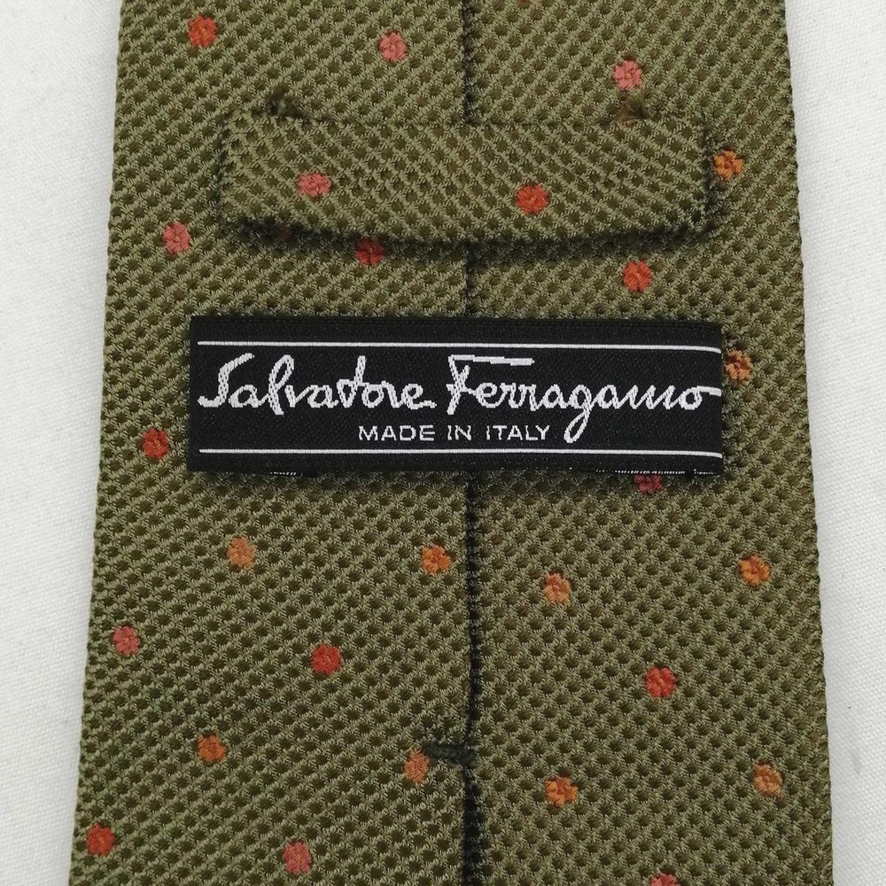 Salvatore Ferragamo Floral Dot Tie