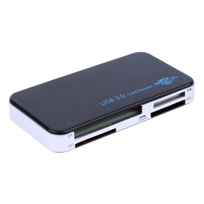 USB 3.0 Memory Card Reader Adapter 5GBPS Fit CF/TF/SD/Micro SD/XD/M2/MS Card LOT