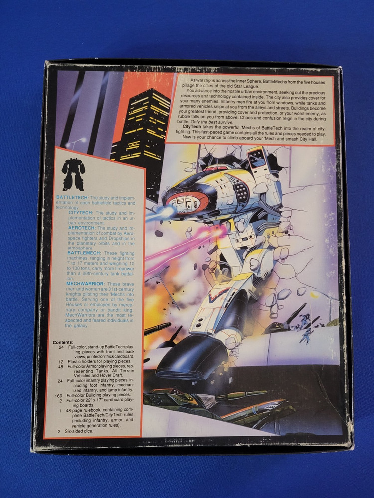 Citytech Box Set (1608) - Battletech (Complete & Unpunched)