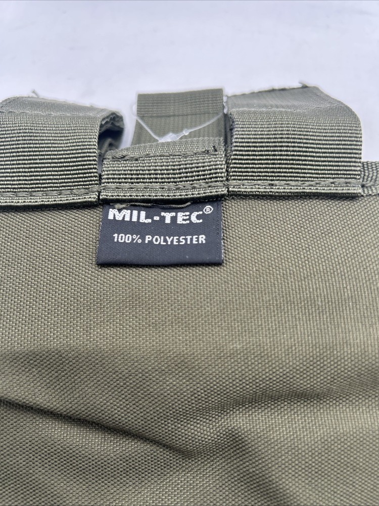 Mil-Tec Empty Shell Pouch OD Green 100% Polyester NOS 16156001