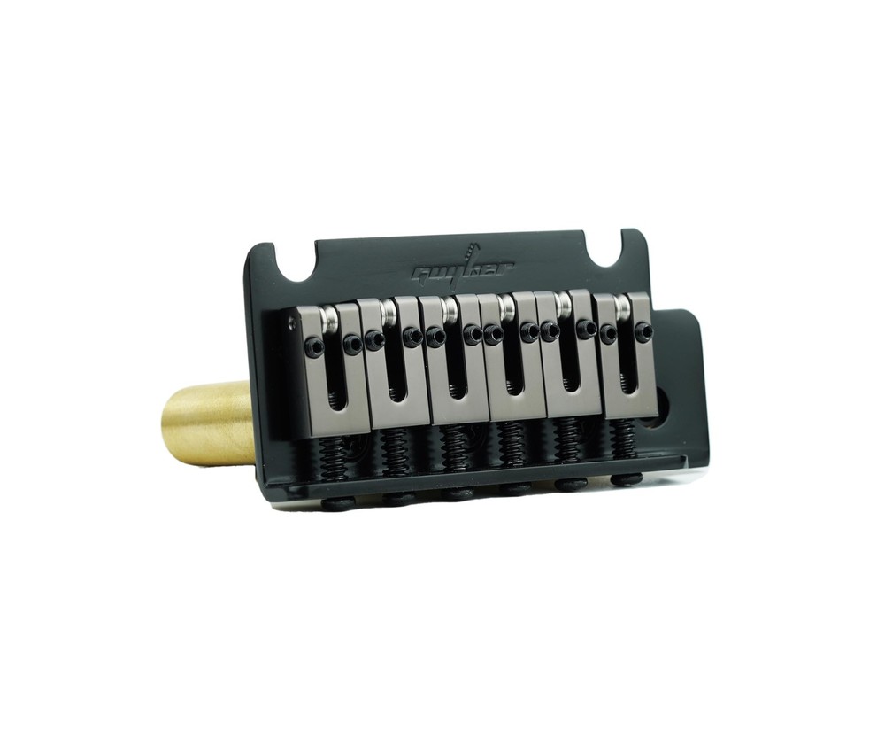 Guitar Tremolo Bridge with Brass Roller Saddle String Space 10.5mm & Brass Bl...