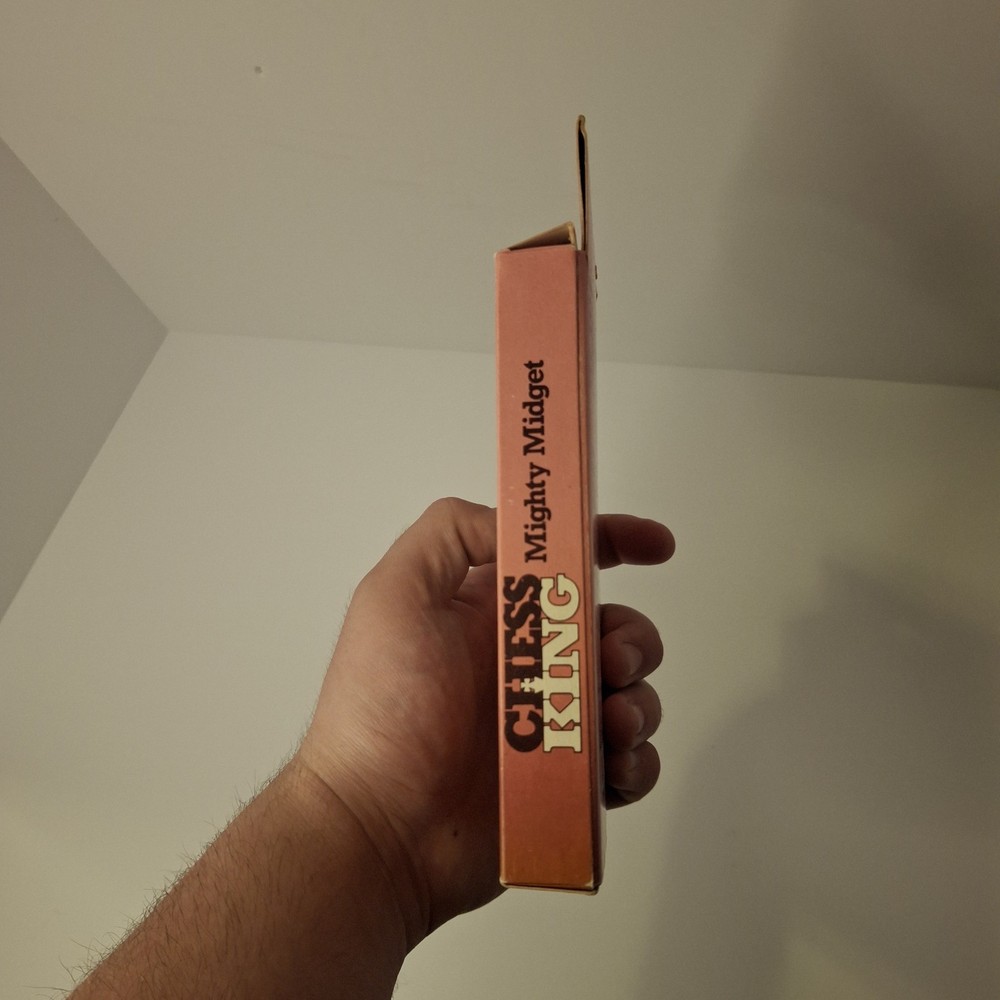 1983 Chess King Mighty Midget Pocket Chess Computer COMPLETE CIB Working Vintage